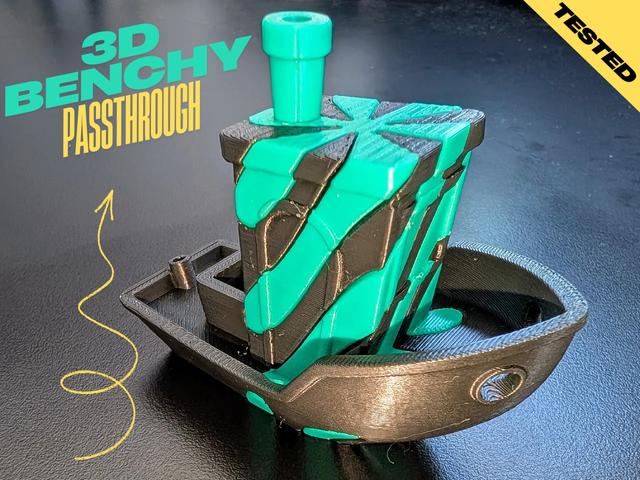 3D Benchy Passthrough HQ 3D model thumbnail