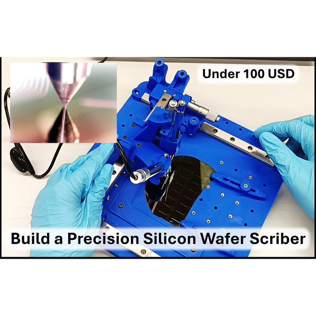 Silicon wafer precision scribing system 3D model thumbnail