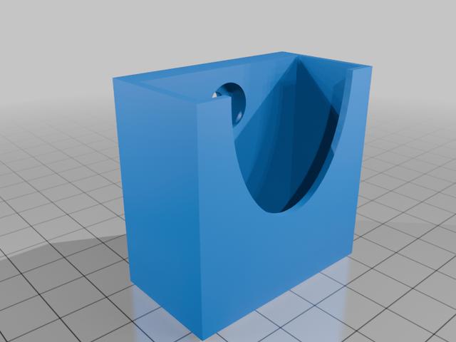 Remote mount for Light Genie and others 3D model thumbnail