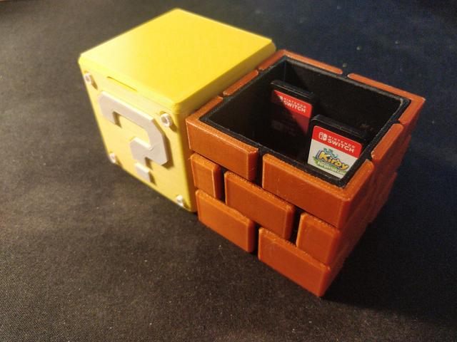 Super Mario Brick Switch Cartridge Case 3D model thumbnail