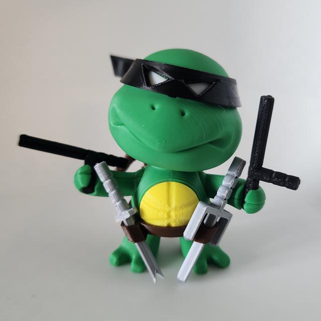 Teenage Mutant Ninja Turtles Kit: Last Ronin Weapons 3D model thumbnail