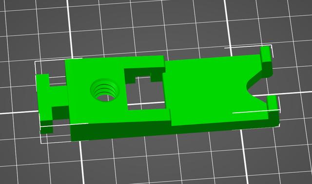 30mm Hook for Gravity car phone holder 3D model thumbnail
