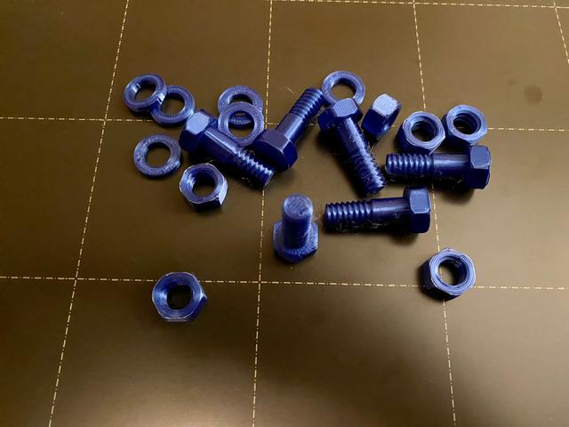 Bolts, Nuts, and Washers for Evil Card Torture Box 3D model thumbnail