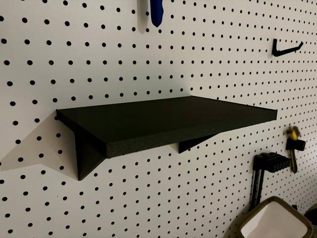 Pegboard Shelf 3D model thumbnail