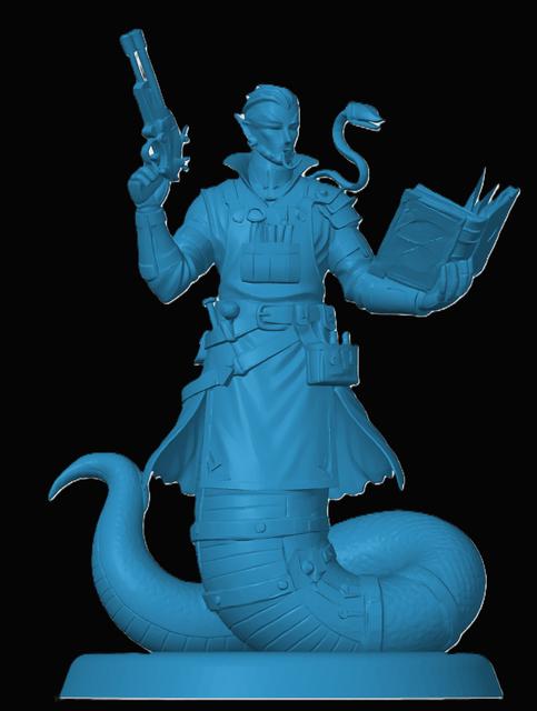 Yuan-ti Artificer 3D model thumbnail