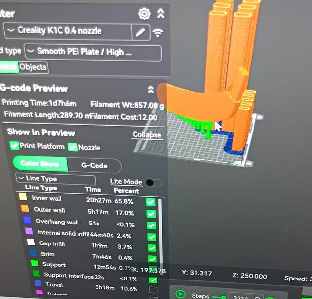Hockey Stick 3D model thumbnail