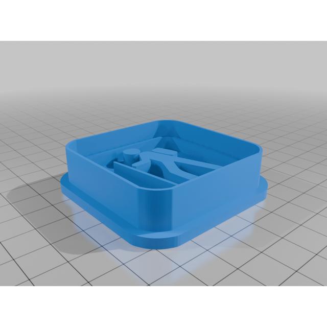 take a hike 2 inches 3D model thumbnail