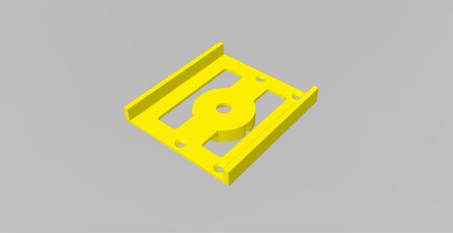 Filament Rewinder Update with additional ball bearing 3D model thumbnail
