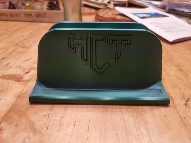 HCT Logo Laptop Stand Holder. 3D model thumbnail