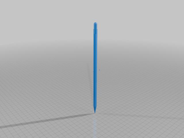 pencil 3D model thumbnail