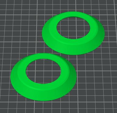 Pastamatic - shim to allow the use of spools with 70mm ID 3D model thumbnail