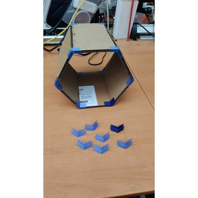 fabric bag exchange-station light (edge connectors, customizable) 3D model thumbnail
