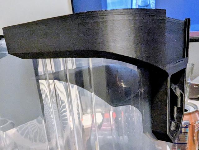 Modified Front Corner of The Ultimate Cereal Container Filament Drybox 3D model thumbnail
