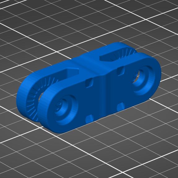 FF Link for Articulating Raspberry Pi Camera Mount and Snap-On Top Mount 3D model thumbnail