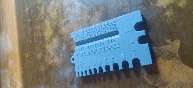 Metric screw measuring device M2-M12(M16-M20-M24) 70mm 3D model thumbnail