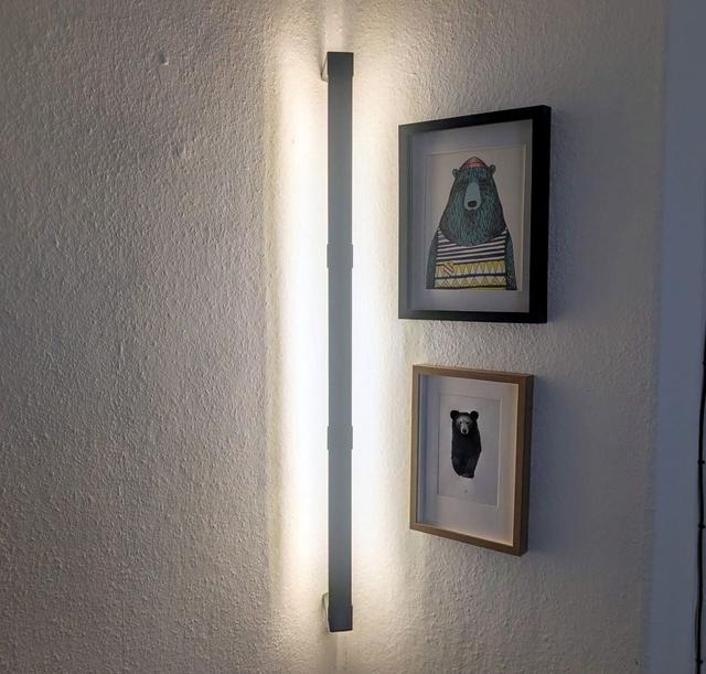 Wall Corner LED Lamp Modular 3D model thumbnail