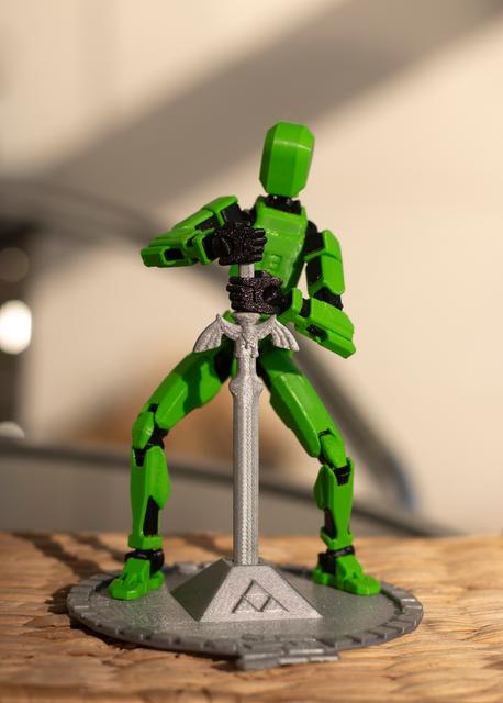 Master Sword Triforce Stand - DUMMY 13 3D model thumbnail