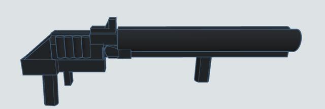 Dummy 13 - Accessories - Articulated Shotgun 3D model thumbnail