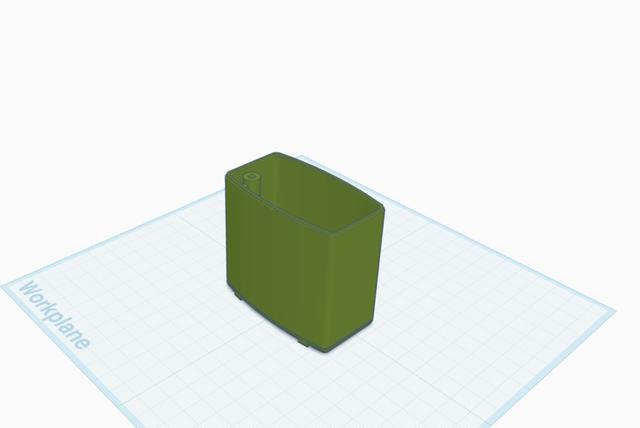 TRI/TCA Harris PRC-152 Military Radio Battery Lower Housing 3D model thumbnail