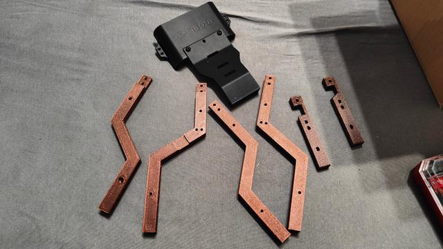 VOYAGER-MK1 RC Parts Refined | Battery and ESC holder 3D model thumbnail