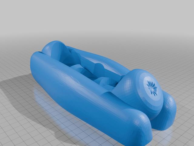 Hotdog Gin holder 3D model thumbnail
