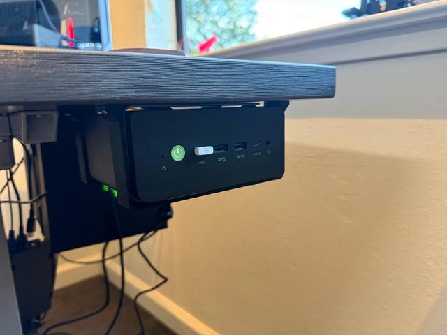 GMKTek Nucbox K12 under desk mount 3D model thumbnail