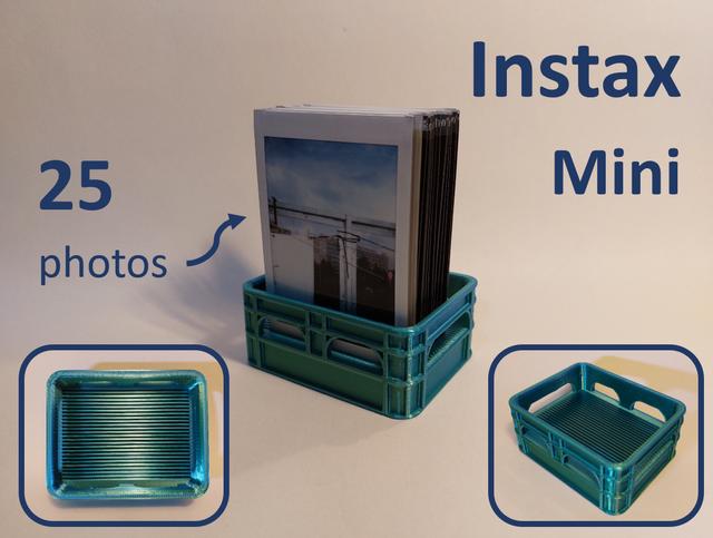 Instant photo beer crate 3D model thumbnail