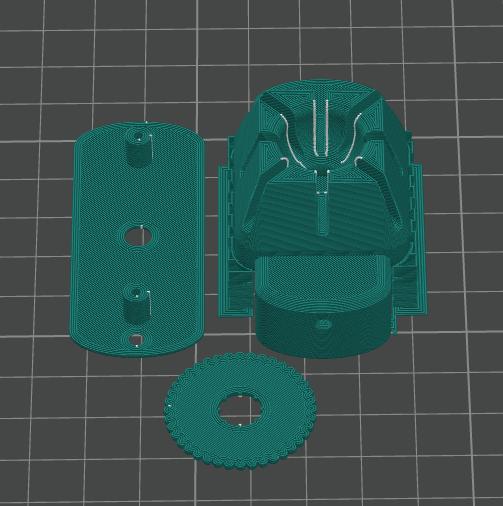 Trust Trino alternative case for articulated arm. 3D model thumbnail