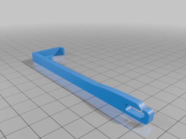 Aquarium divider / Egg crate support  3D model thumbnail