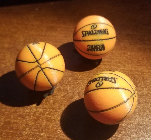 Spalding Ball Remix Pinned Halves ~30mm 3D model thumbnail