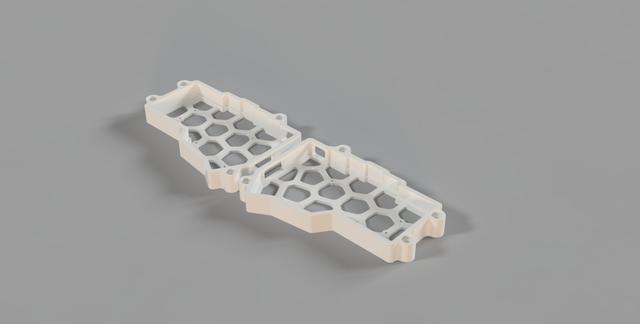 VOID Corne CRKBD Case - 6 Column (Typeractive, nice!views, nice!nanos, reset/power switch window compatible) 3D model thumbnail