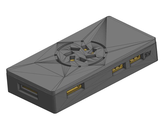 TRMNL Raspberry Pi Zero W case 3D model thumbnail