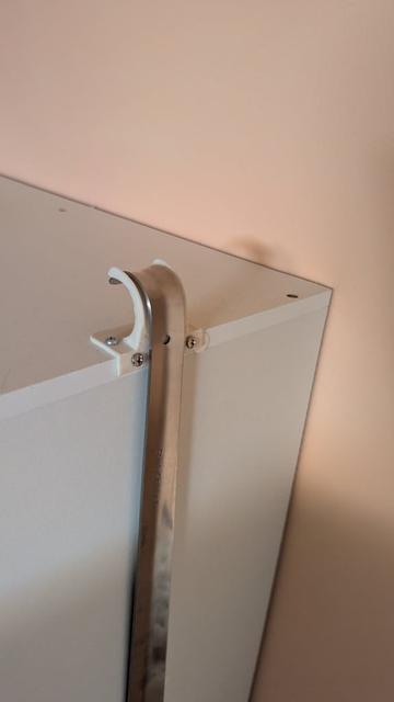edge-mounted shoehorn holder 3D model thumbnail