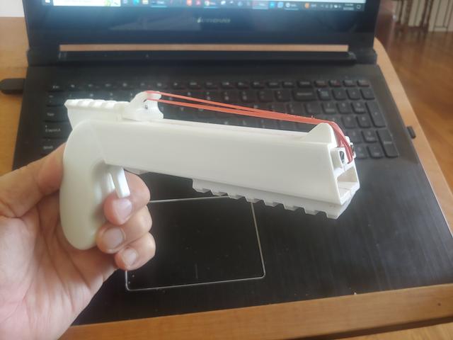 External Rubber Band mount 3D model thumbnail