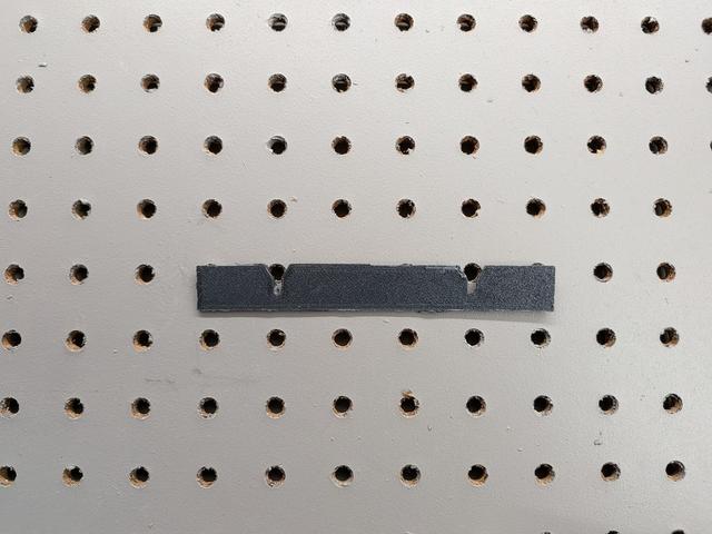 VESA 75mm Pegboard Monitor Hanger 3D model thumbnail