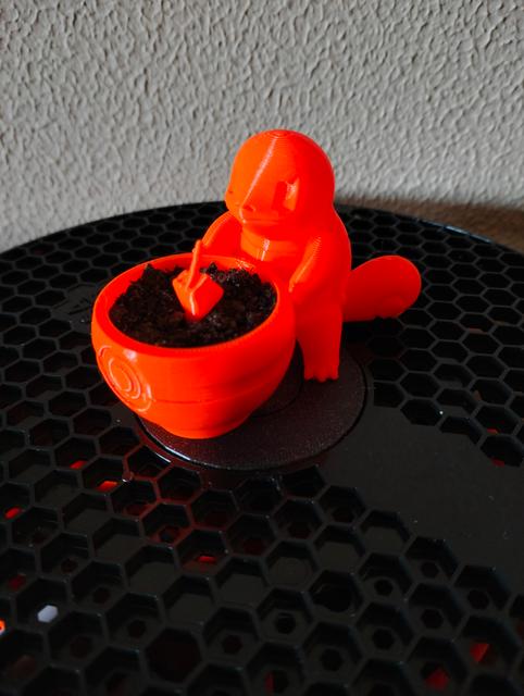 Squirtle Planter 3D model thumbnail