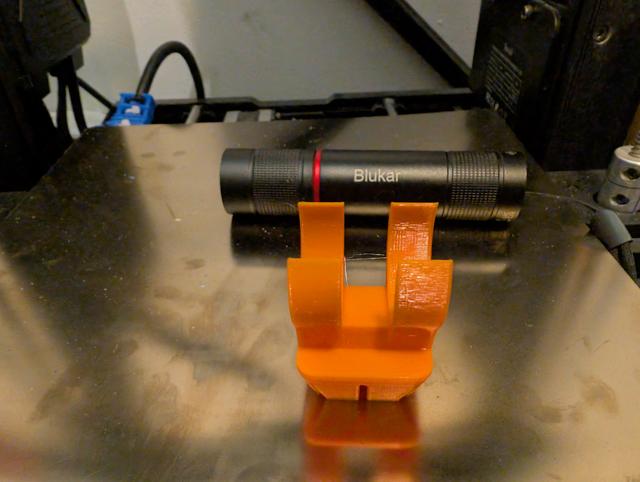 Flashlight Ballmount 3D model thumbnail