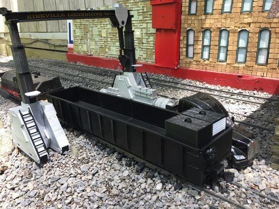 1/29 Gantry Crane 3D model thumbnail