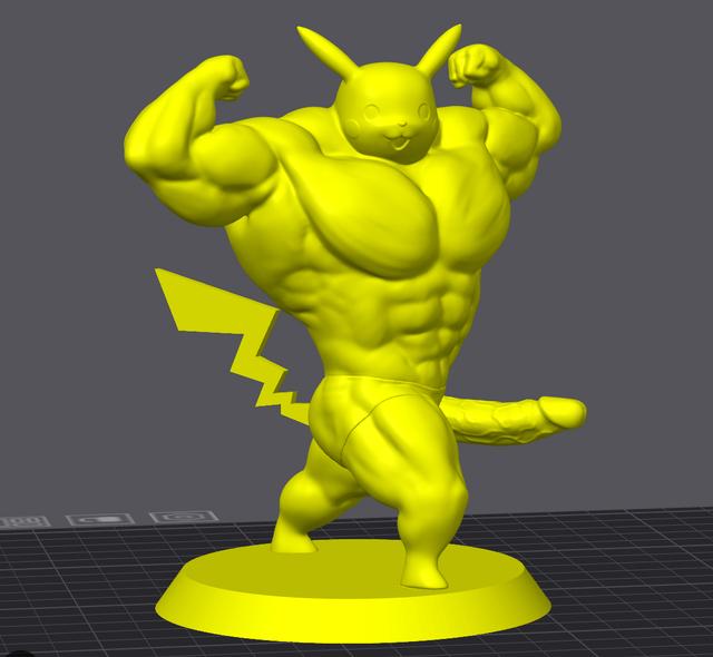 Dickachu 3D model thumbnail