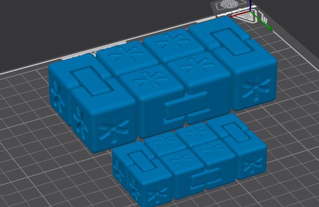 Flower infinity cube 3D model thumbnail