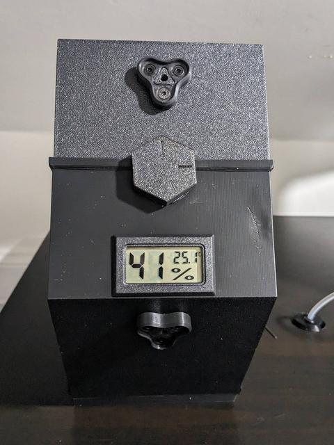 Sectional Prusa Drybox with Arc Line Adapter 3D model thumbnail