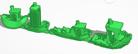 Benchy Remix Train 3D model thumbnail