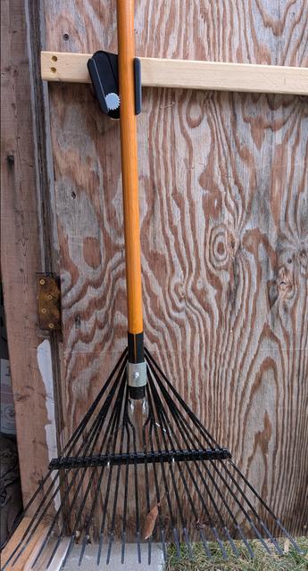 Gravity Broom Holder - Stronger 3D model thumbnail