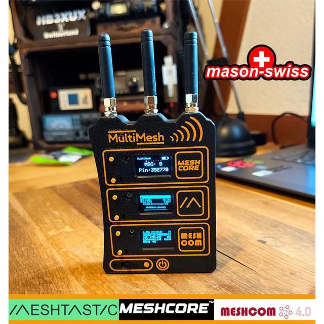 Experiment Multi Mesh Receiver, Meshtastic, Meshcore and Meshcom 3D model thumbnail