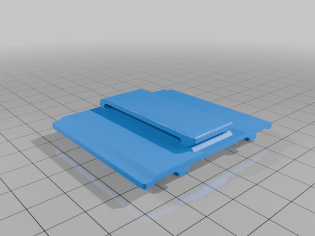 Miyoo Mini - Battery Cover with Belt Clip Version 1 3D model thumbnail