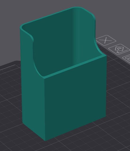 Bambu Small Poop Chute 3D model thumbnail