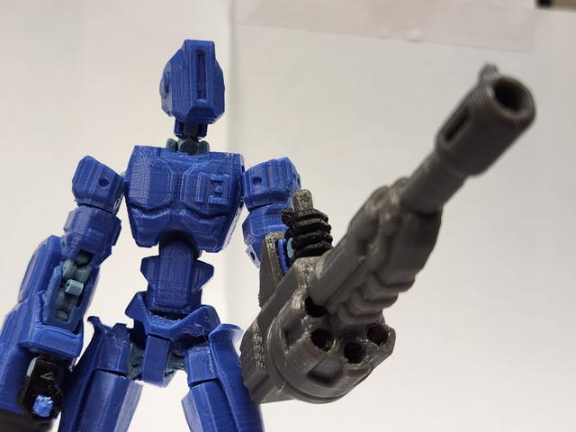 Dummy 13 - Blaster Arms Overhaul 3D model thumbnail