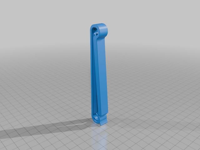 Bag Clip that is Elegant  3D model thumbnail
