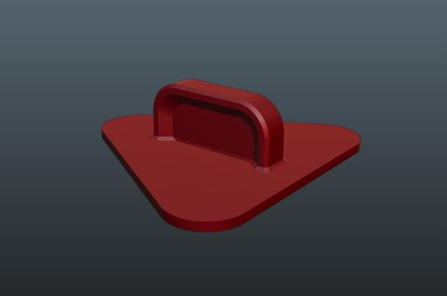Modified Onigiri Press Lid for Ivan3Ds Onigiri Press 3D model thumbnail