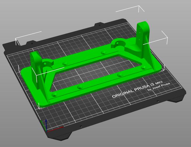 Metric Modular Filament Drawer System - Lite Faceplate 3D model thumbnail